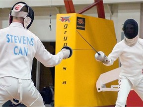 After leaving the sport of modern pentathlon for three years, Garnett Stevens of Rockland returned two years ago and has qualified to represent Canada in the one-day, five-sport competition at next month's Pan Am Games.