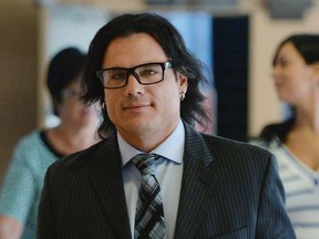 Suspended senator Patrick Brazeau arrives to court in Gatineau, Que., on Thursday, May 14, 2015.