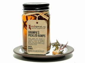 For Laura Robin's What to Eat this Week column for FOOD. - Grampa's Pickled Ramps from Red Apron. (Julie Oliver / Ottawa Citizen)