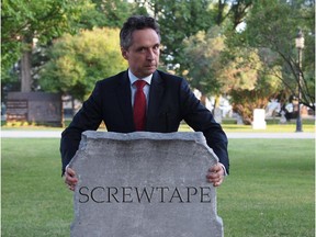 John D. Huston, now in his 21st year on the fringe festival circuit, is at the top of his game in Screwtape. Adapted by Huston from C.S. Lewis’ The Screwtape Letters and Screwtape Proposes a Toast.