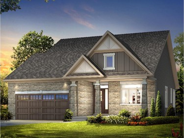 The Summerside is a two-bedroom bungalow on a 50-foot lot.