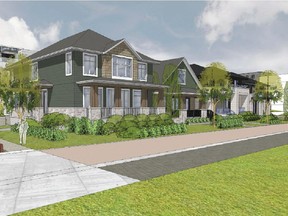 Single-family homes include the Riverside Collection, which will front on the Rideau River. The bungalows and two-storeys will feature large front terraces and double rear garages. Homes will range from 2,650 to 3,000 square feet.