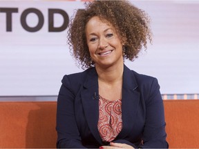 In this image released by NBC News, former NAACP leader Rachel Dolezal appears on the "Today" show set on Tuesday, June 16, 2015, in New York.