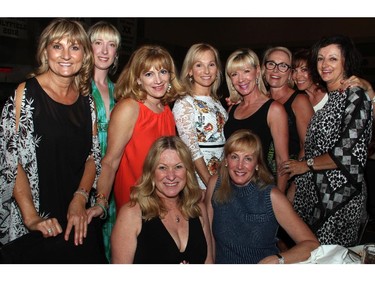 Janet Gallant (front right) and her friends proved Ringside for Youth, held Thursday, June 11, 2015, at the Shaw Centre, is no longer a boys' night out.