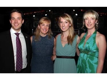 Janet Gallant, wife of Ringside for Youth founder Steve Gallant, attended the benefit on Tuesday, June 11, 2015, at the Shaw Centre with her girlfriends as well as her kids, Jeff, Keitha and Monica.