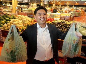 Jeremy Pee, senior vice-president of e-commerce at Loblaw, was in Ottawa Thursday to help launch the grocery chain's new Click-and-Collect service at the Barrhaven store.