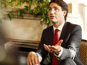 Liberal leader Justin Trudeau is photographed on Parliament Hill Wednesday June 17, 2015.