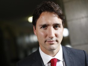 Liberal leader Justin Trudeau .