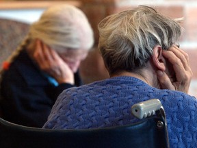 Residents at a long-term care home.