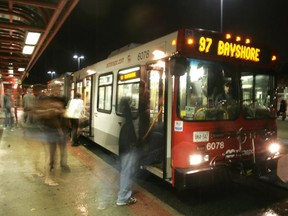 OC Transpo bus.