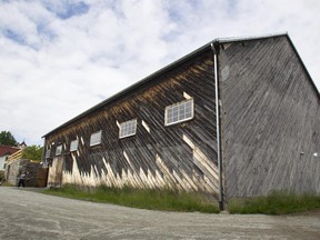 The restored horse barn on the historic Moore Farm in Gatineau.