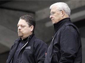 Ottawa Senators GM Bryan Murray, right, and his nephew, Tim Murray, GM for the Buffalo Sabres, seen in a file photo, have both been busy recently reshaping their teams.