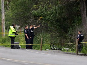 Ottawa police investigate Sunday morning's hit and run collision.