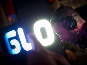 DJ Mark Anthony kept the crowd dancing. during Ottawa's inaugural 2014 Glow Fair.