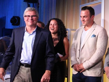 Paul Taggart was a good sport, leaving the stage in smiles, during the $30,000 elimination draw held during the Gold Plate Dinner at the Hellenic Meeting and Reception Centre on Tuesday, June 9, 2015.