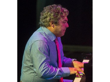Pianist Joey Calderazzo plays with Barnford Marsalis at the National Arts Centre Studio on Tuesday, June 23, 2015.