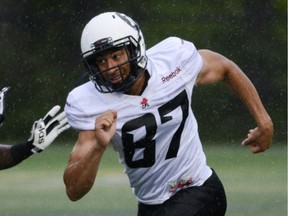 Brelan Chancellor was one of two wide receivers the Ottawa Redblacks moved to the practice roster on Saturday, June 20, 2015.