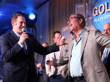 "Stuntman Stu" Schwartz hosted the elimination draw that saw 20 contestants -- including Jeffrey Miller -- dwindle down to two for the $30,000 cash prize, held during the Hellenic Community's 30th Annual Gold Plate Dinner at the Hellenic Meeting and Reception Centre on Tuesday, June 9, 2015.