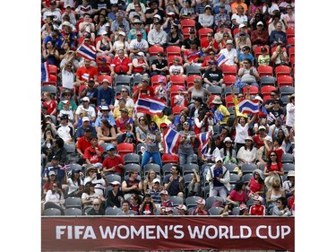 Thousands of fans gathered for  the match between Norway and Thailand during their first match of the FIFA Women's World Cup at TD Place in Ottawa June 07, 2014. Norway won 4-0.