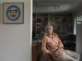 Jay Powell at his home in Vancouver, BC, June 25, 2015. Powell speaks a native pidgin language called Chinook Wawa.