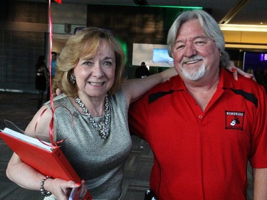 Volunteer committee members Sheryl Bennett-Wilson and Brian Cooper were busy working behind the scenes at the Ringside for Youth XXI benefit for the Boys and Girls Club of Ottawa, held at the Shaw Centre on Thursday, June 11, 2015.