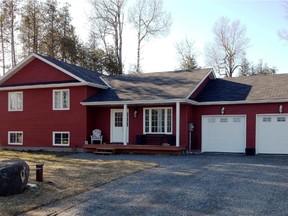 This home in Glen Gables near Kemptville offers four bedrooms on a large country lot.
