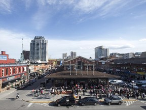 An audit found the city didn't follow the businesses cases for the ByWard Market (pictured here) and the Parkdale Market. The city wants to start a municipal services corporation to oversee the markets.