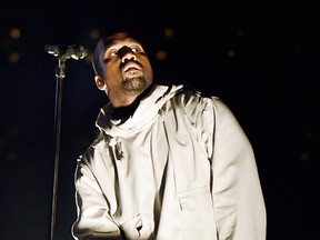 Kanye West has divided fans at Ottawa Bluesfest into those who love him and those who hate him. (File photo)