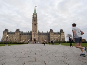 Centre Block on Parliament Hill.