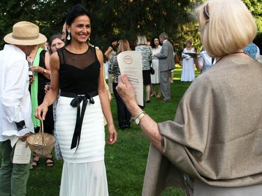 Alexandra Zanella was turning heads as one of the volunteer models for the fashion show presented by Earlene's House of Fashion at the annual garden party for Opera Lyra Ottawa, held at the official residence of the Italian ambassador on Wednesday, July 8, 2015.