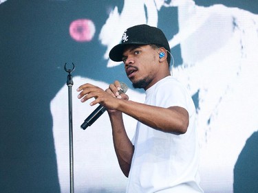 Chance The Rapper on the Bell Stage.