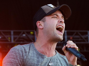 Dallas Smith performs on the Bell Stage as day 8 of the RBC Ottawa Bluesfest gets underway at the Canadian War Museum.