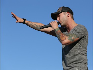 Dallas Smith performing on the Bell Stage at Bluesfest in Ottawa, Ont. on Thursday July 16, 2015.