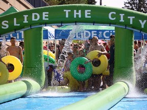 The Utah-based company Slide the City had proposed bringing its wet and wacky brand of summer fun to Ottawa's Carling Avenue on Aug. 1-2, but the city’s event planning department said they'll have to find a different location.