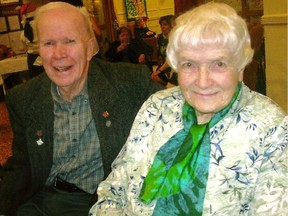 Mary Enid Shields and husband, Ken Shields, photographed just a few months before Enid¹s death in June 2014.