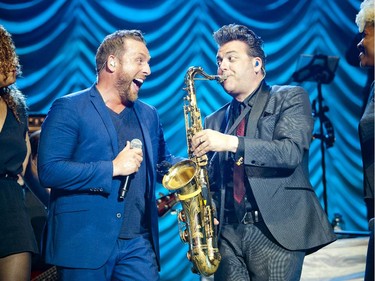 Johnny Reid was the headliner on the Bell Stage Sunday July 19, 2015, the last night of RBC Ottawa Bluesfest .