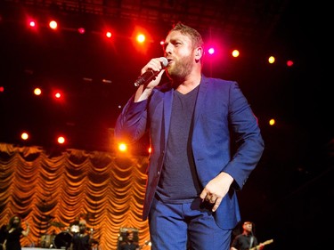 Johnny Reid was the headliner on the Bell Stage Sunday July 19, 2015, the last night of RBC Ottawa Bluesfest .