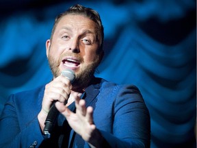 Johnny Reid was the headliner on the Bell Stage on Sunday, the last night of RBC Ottawa Bluesfest .