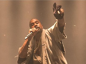 Kanye West jumps on the Bell stage as day 3 of the RBC Ottawa Bluesfest continues at the Canadian War Museum.