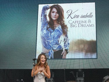 Kira Isabella on the Bell Stage as day 2 of the RBC Ottawa Bluesfest continues at the Canadian War Museum.