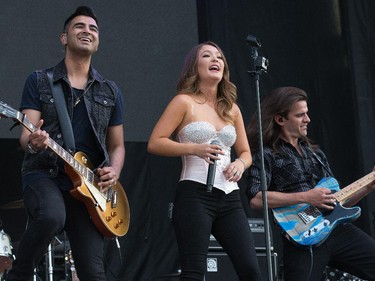 Kira Isabella on the Bell Stage as day 2 of the RBC Ottawa Bluesfest continues at the Canadian War Museum.
