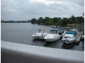 Malone's with a view of Dow's Lake Marina.