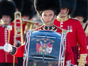 Members of the Ceremonial Guard Band perform as the annual Fortissimo‚ a free military and musical performance on Parliament Hill, took place Thursday, July 23, 2015.