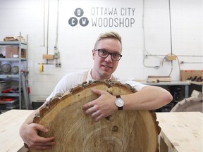 Mike Grigoriev is one of the founders of The Ottawa City Woodshop, which invites paying members to bring in a slab of wood and use the facility and its tools as they please, under supervision.