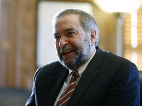 NDP leader Tom Mulcair has written an autobiography about his early life, his family, and politics.