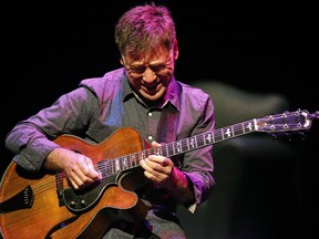 Guitarist Peter Bernstein in the NAC Studio at the 2013 Ottawa Jazz Festival.