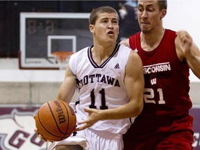 University of Ottawa Gee-Gees guard Mike L'Africain was a key player for the Gee-Gees on the weekend.