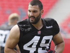 Ottawa Redblacks' Ettore Lattanzio.