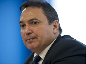 Assembly of First Nations Chief Perry Bellegarde is shown in Ottawa after an interview on Monday, Feb. 9, 2015.