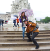 Molly Cannings and Aaron Trudeau, while on a trip to London, England.